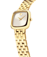 Movado Womens Museum Classic Gold-Tone Watch