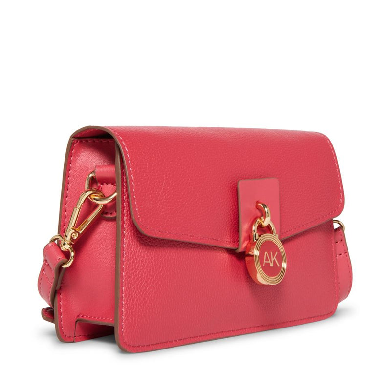 Anne Klein AK Lock Flap Crossbody Handbag