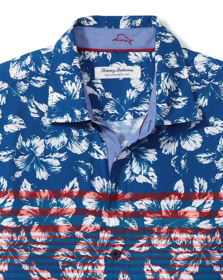 Tommy Bahama Mens Veracruz Short Sleeve Button Down Shirt