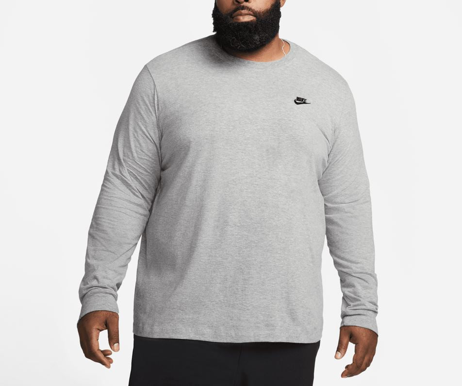 Nike Mens NSW Club Long Sleeve T-Shirt