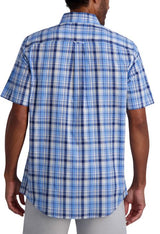 Chaps Mens Easy Care Poplin Short Sleeve Button Down Shirt