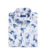 Vineyard Vines Mens Harbour Icons Short Sleeve Button Down Shirt