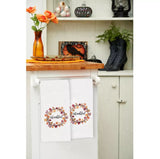 C&F Home Thankful Wreath Kitchen Towel