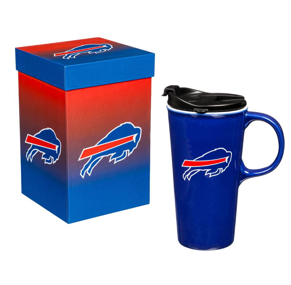 Team Sports America Buffalo Bills Travel Latte Mug