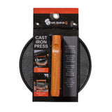 Mr. Bar-B-Q Round Cast Iron Grill Press