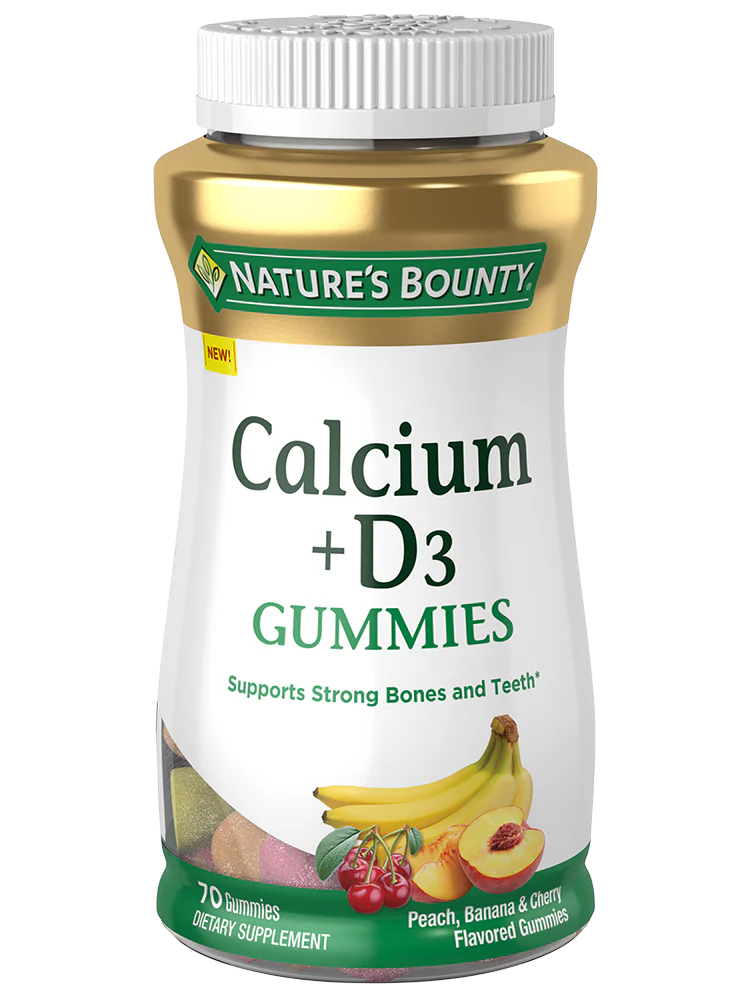 Nature's Bounty Calcium + Vitamin D Gummies - 70 Count