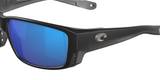 Costa Del Mar Tuna Alley Pro Polarized Sunglasses - Matte Black/Blue Mirror 580G