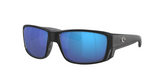 Costa Del Mar Tuna Alley Pro Polarized Sunglasses - Matte Black/Blue Mirror 580G