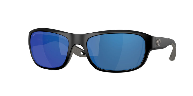 Costa Del Mar Clipperton Polarized Sunglasses - Matte Black/Blue Mirror 580P
