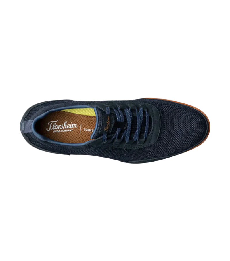 Florsheim Mens Launch Knit Elastic Lace Moc Toe Slip On Shoes