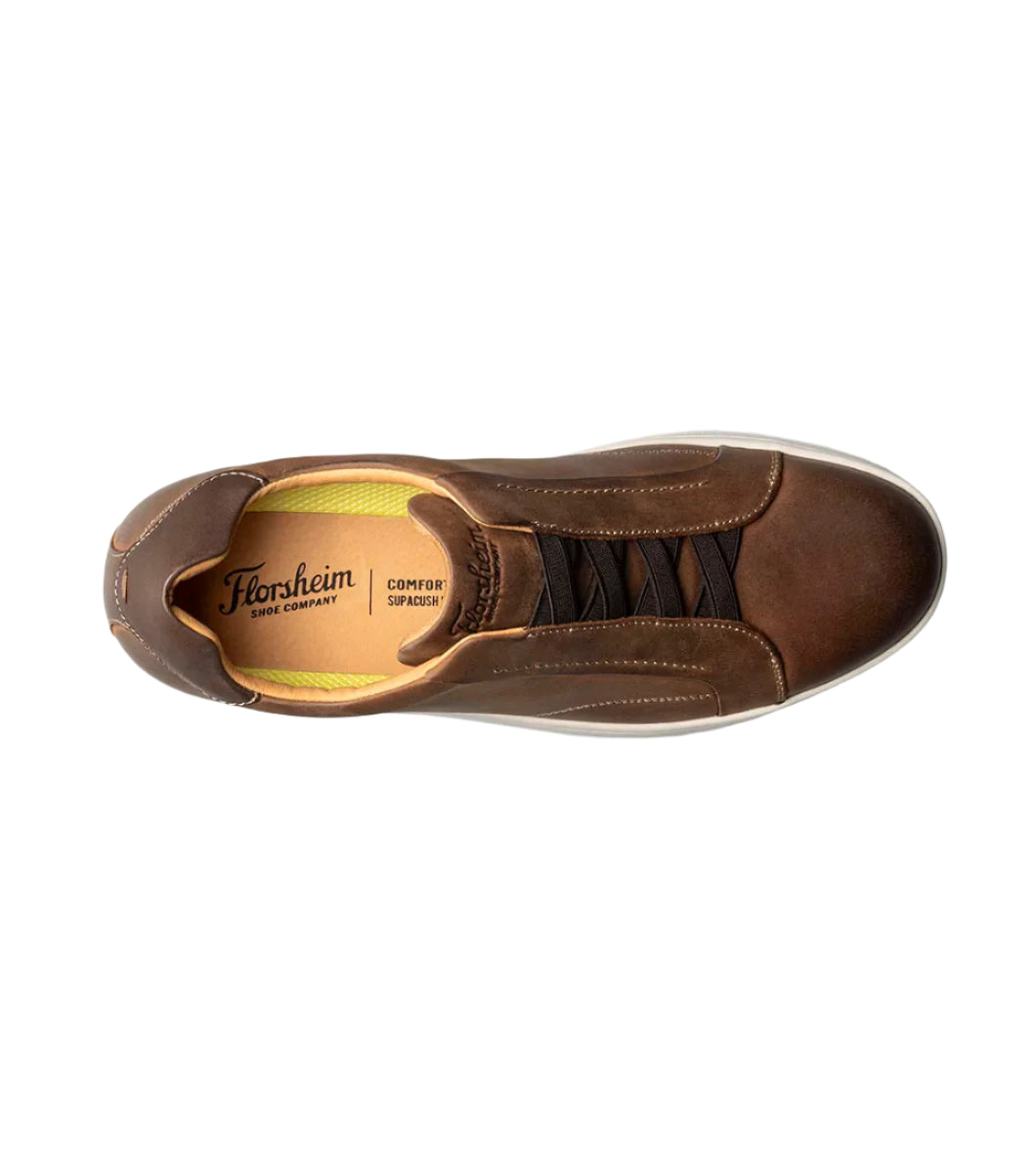 Florsheim Mens Monopoli Elastic Lace To Toe Sneaker