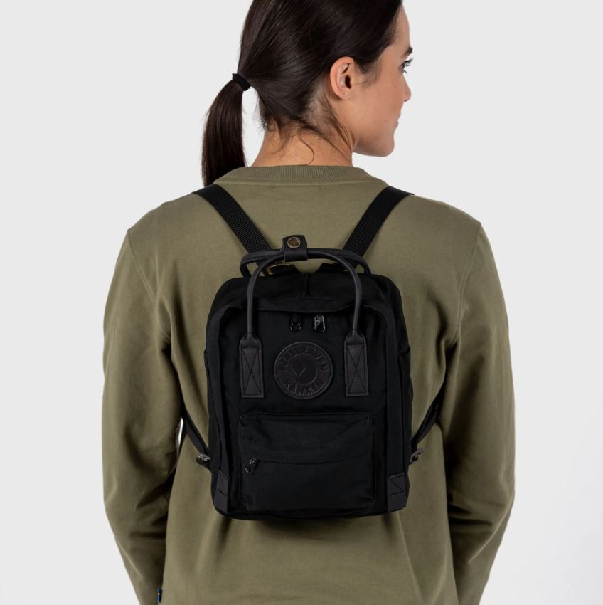 fjallraven kanken no 2 black mini backpack for work black Fjallraven Kanken No. 2 Mini Backpack – ShopCGX