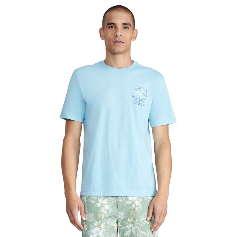 IZOD Mens Master Chill Graphic Short Sleeve T-Shirt