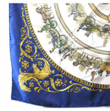 Hermes La Promenade De Longchamps Silk Scarf