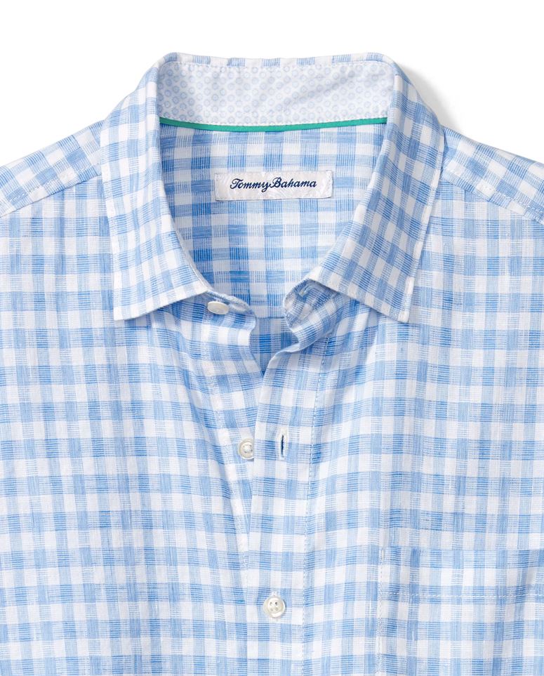 Tommy Bahama Mens Barbados Check Long Sleeve Button Down Shirt