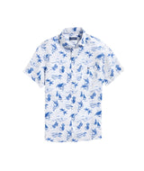 Vineyard Vines Mens Harbour Icons Short Sleeve Button Down Shirt