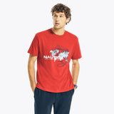 Nautica Mens Graphic Logo Short Sleeve T-Shirt