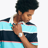 Nautica Mens Rugby Short Sleeve Polo Shirt
