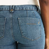 Nautica Womens Mid-Rise Demi Bootcut Denim Jeans