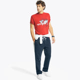 Nautica Mens Graphic Logo Short Sleeve T-Shirt