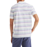Nautica Mens Stripe Short Sleeve Polo
