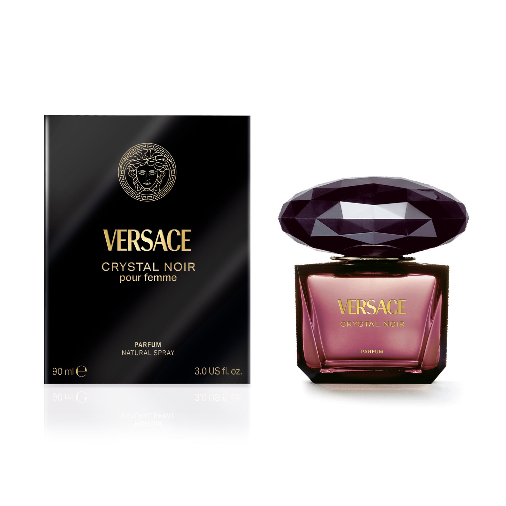 Versace Crystal Noir Pour Femme Parfum 3.0 oz.