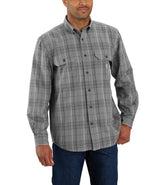 Carhartt Mens Loose Fit Chambray Long Sleeve Button Down Shirt