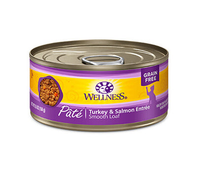 Wellness Canned Wet Cat Food - Turkey & Salmon