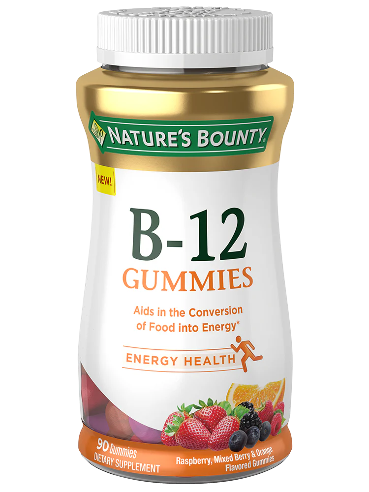 Nature's Bounty Vitamin B-12 Gummies - 500mcg - 90 Count