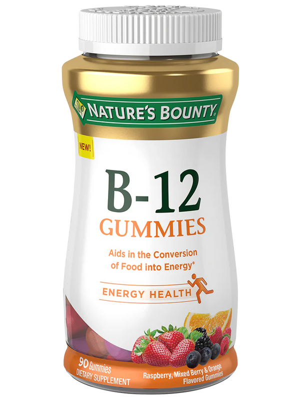 Nature's Bounty Vitamin B-12 Gummies - 500mcg - 90 Count