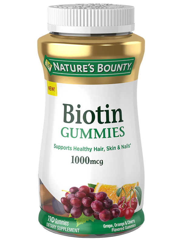 Nature's Bounty Biotin Gummies - 1000mcg - 110 Count