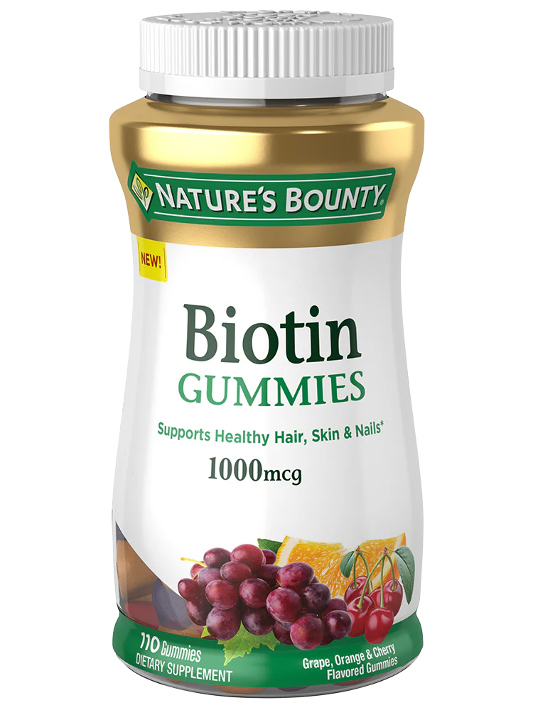 Nature's Bounty Biotin Gummies - 1000mcg - 110 Count