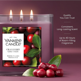 Yankee Candle 3-Wick Candle - Cranberry Chutney
