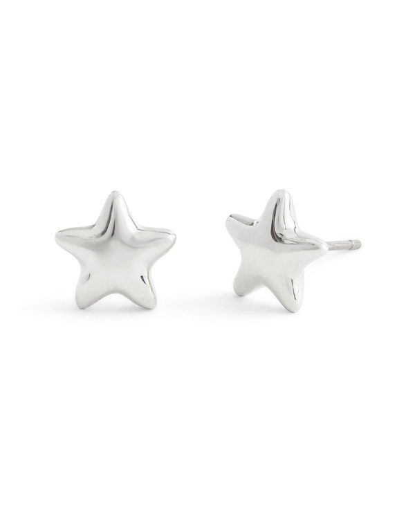 COACH Silver Star Stud Earrings