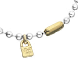 UNOde50 Two Toned Ball & Lock Clasp Necklace