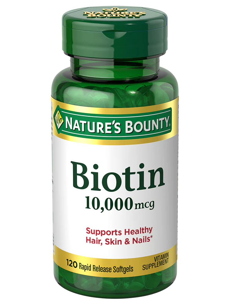 Nature's Bounty Biotin Softgels - 10000mcg - 120 Count