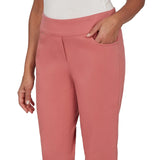 Alfred Dunner Womens Rosewood Super Stretch Ankle Jeans