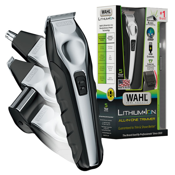Wahl Lithium Ion Multigroom Cxordless Rechargeable Trimmer Combo