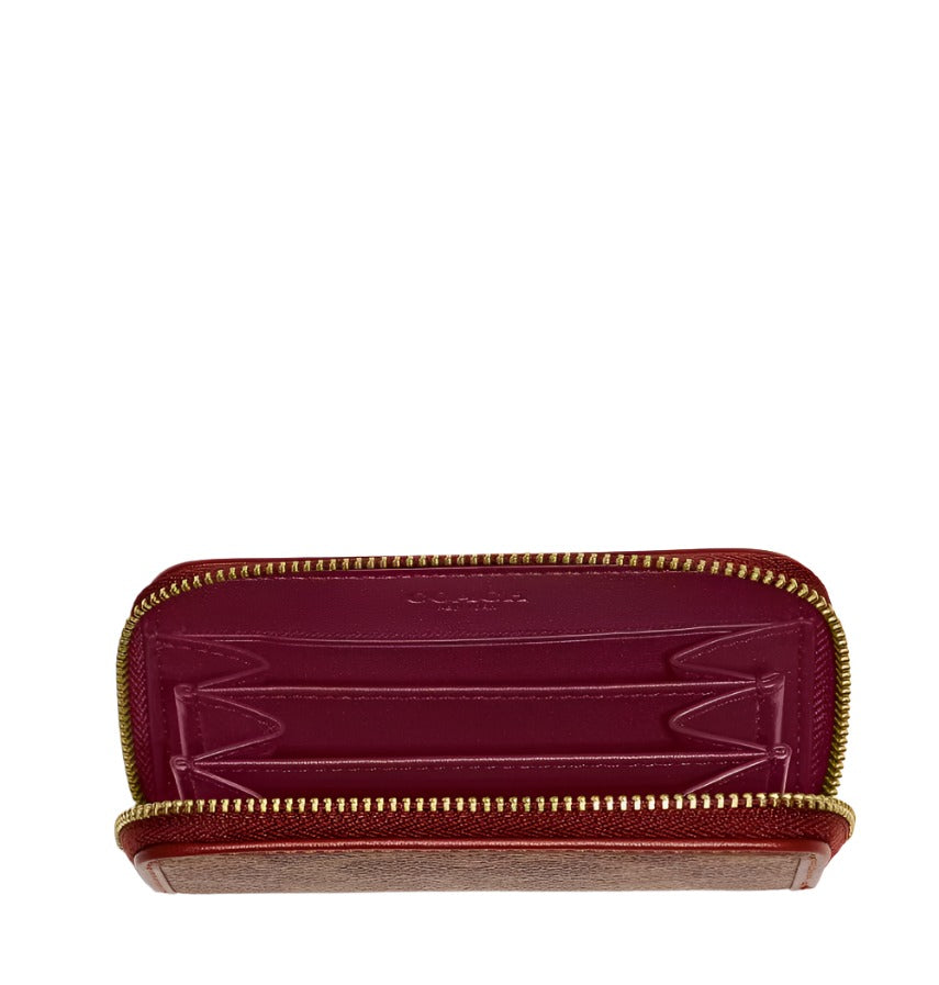 Coach Small Zip Around Card Case