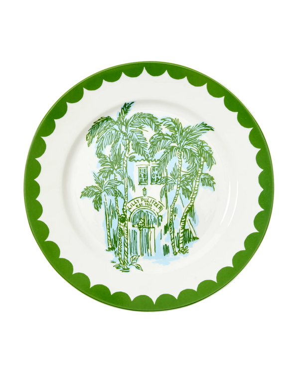 Lilly Pulitzer Ceramic Salad Plates - Set of 4