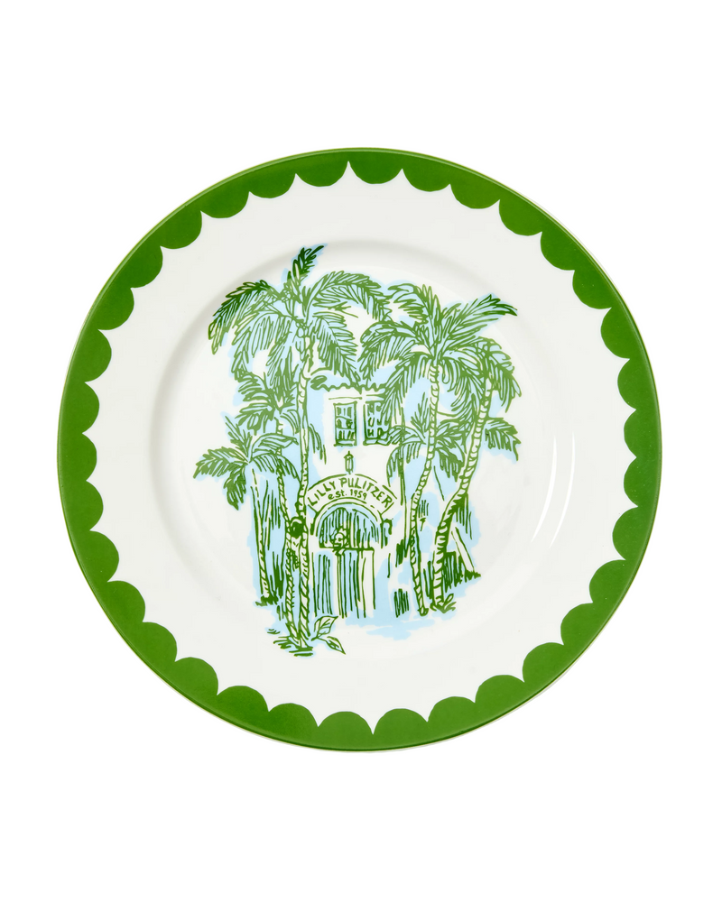Lilly Pulitzer Ceramic Salad Plates - Set of 4