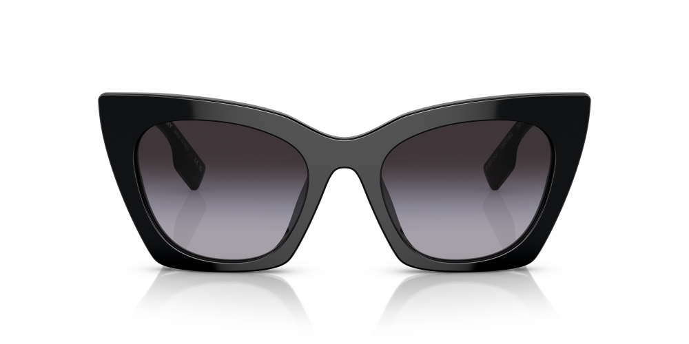 Burberry Marianne Non-Polarized Sunglasses - Black/Gray Gradient