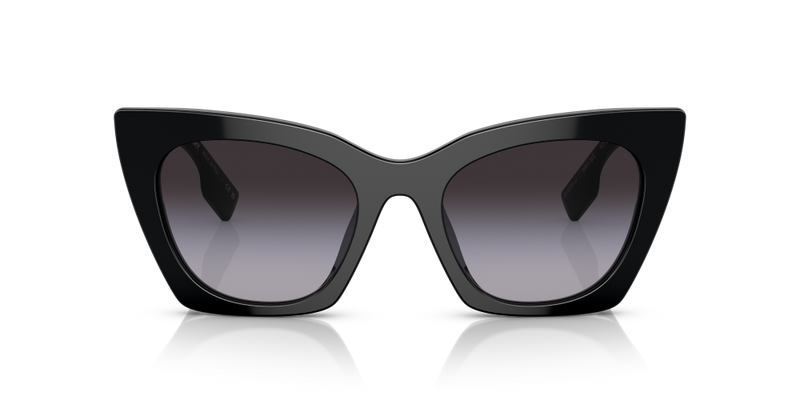 Burberry Marianne Non-Polarized Sunglasses - Black/Gray Gradient