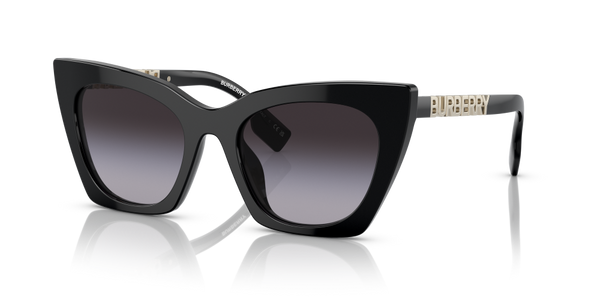 Burberry Marianne Non-Polarized Sunglasses - Black/Gray Gradient