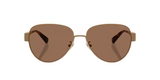 Coach Womens Non-Polarized Sunglasses - Copper/Brown
