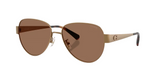 Coach Womens Non-Polarized Sunglasses - Copper/Brown