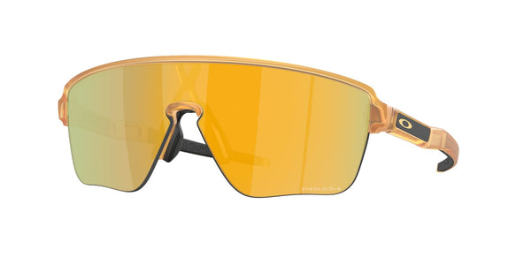 Oakley Mens Corridor SQ Non-Polarized Sunglasses - Matte Trans Light Curry/Prizm 24K
