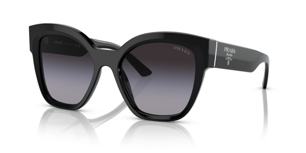 Prada Square Non-Polarized Sunglasses - Black/Gray Gradient