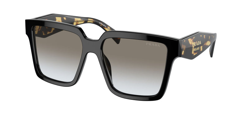 Prada Womens Non-Polarized Sunglasses - Black/Grey Gradient
