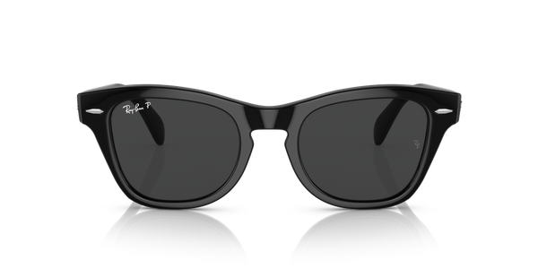 Ray-Ban 707 Polarized Sunglasses - Black/Polar Black